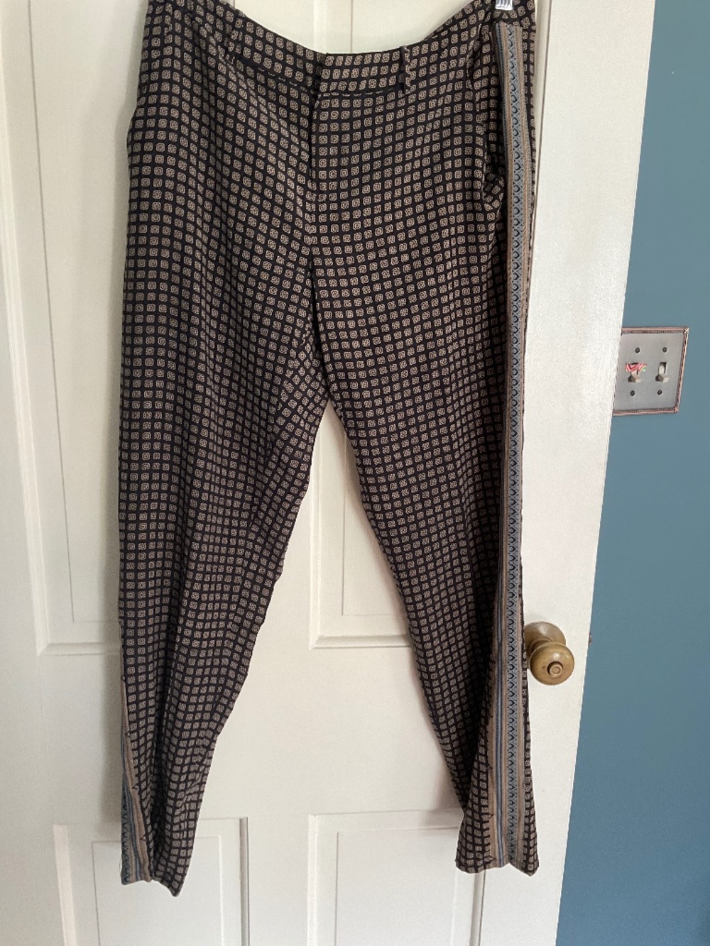 Black Silk Pants
